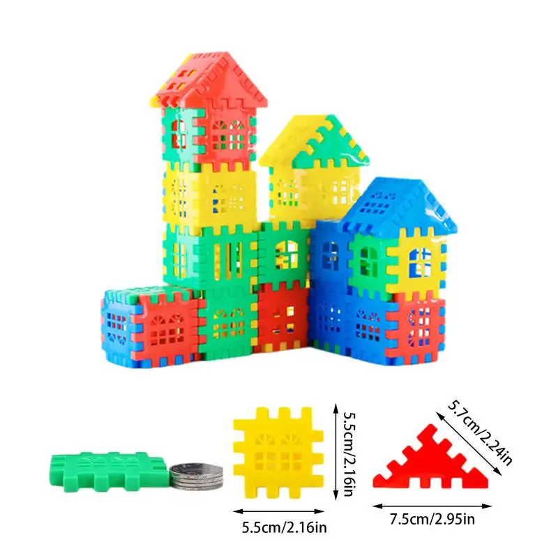 Bloqueio Building Bricks for Kids, Stacking Game, Fine Motor Toys, DIY Educacional