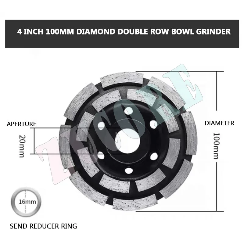 100-230MM diamond disc angle grinder granite stone polishing concrete emery