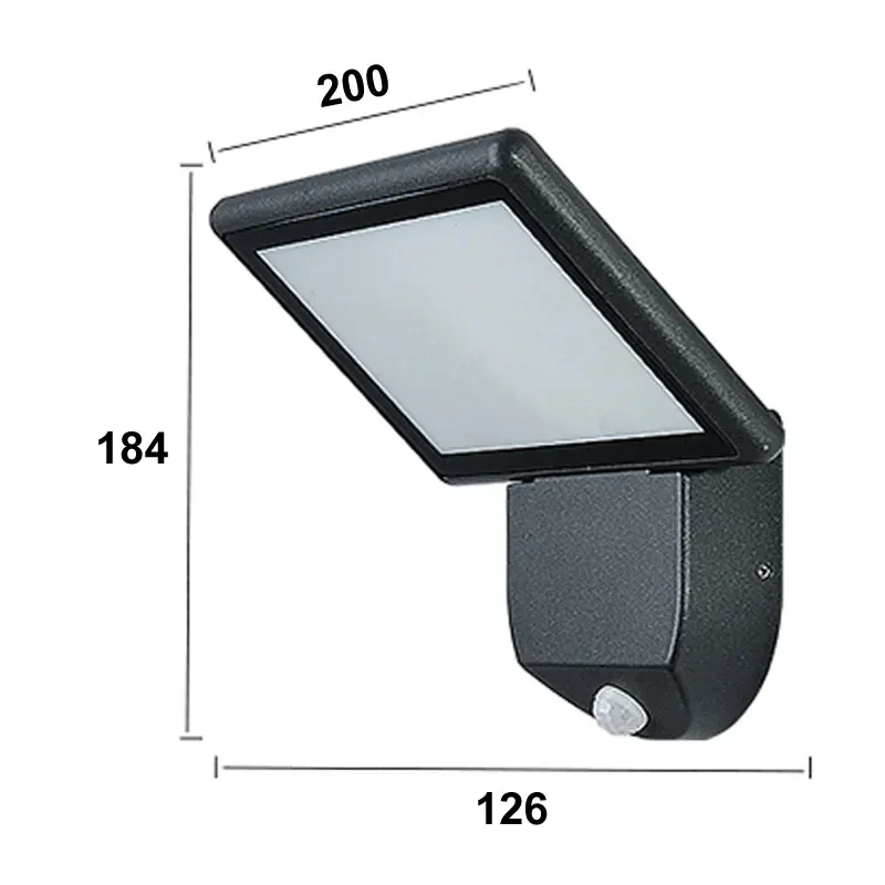 LED Outdoor Wall Lamp Waterproof Garden Light Creative Induction Balcony Exterior Lighting