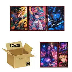 Wholesales Demon Slayer Collection Cards High-end B5 Creative Character Rare Limited Cartoon Table Board Game Collectible Cards