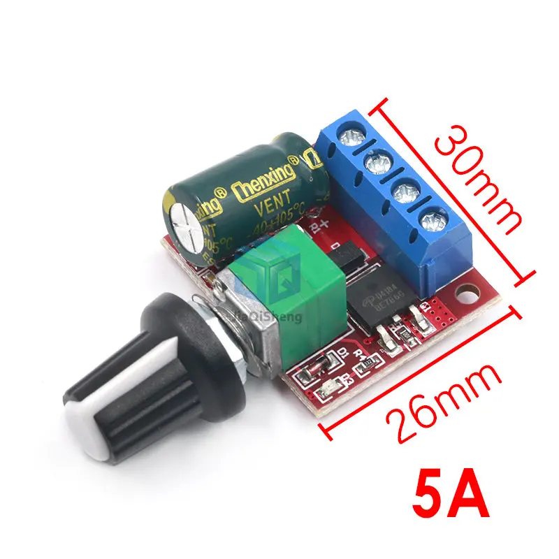 Mini DC-DC 4.5V-35V 5A 90W PWM DC Motor Speed Controller Module Speed Regulator Control Adjust Board Switch 12V 24V PN35