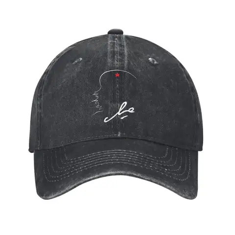 Che Guevara Rebel Cuban Guerrilla Revolution Personalized Retro Cowboy Washed Baseball Caps Men Denim Hat Woman Rock Peaked Cap