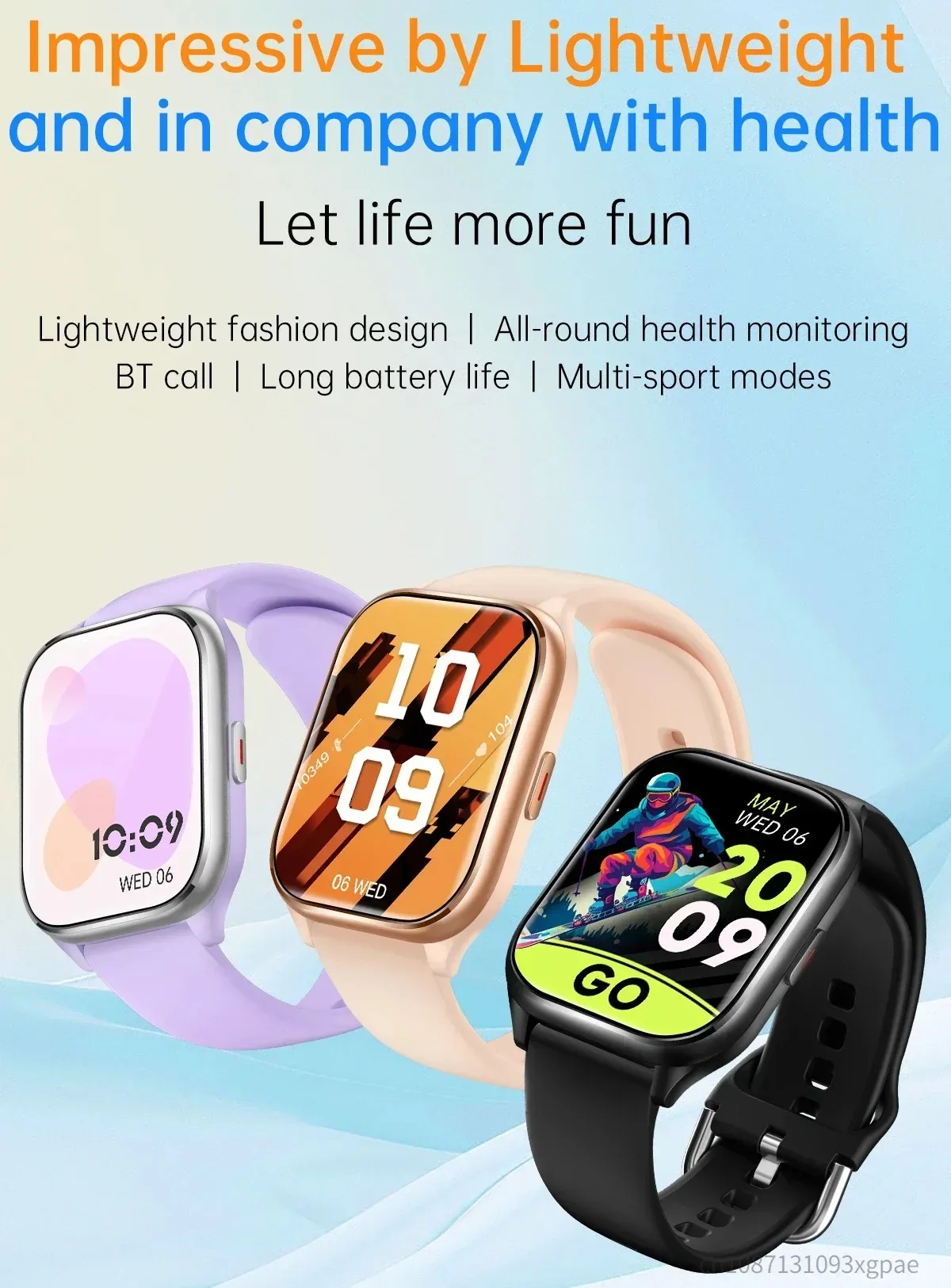 Jam Tangan Pintar Baru Panggilan Bluetooth Ponsel Pintar Pemantauan Kesehatan Menstruasi Wanita Jam Tangan Pintar Monitor Denyut Jantung Tidur KT73S Jam Tangan Mi