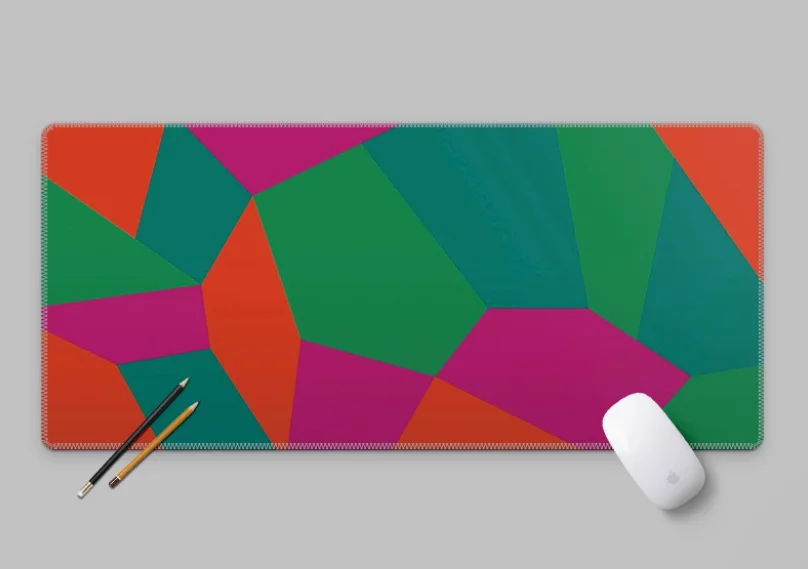 

Gestalt Multicolour Deskmat Natural Rubber Laptop Office Anime Table Gamer Cool Big Accessories Kawaii Gaming Keyboard Computer