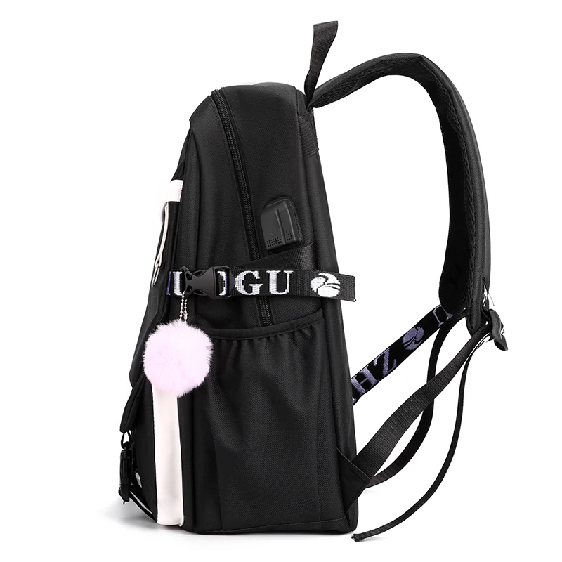 Sanrio-Mochila Cinnamoroll para hombre y mujer, morral escolar para la espalda al colegio, bolsa de viaje de ocio