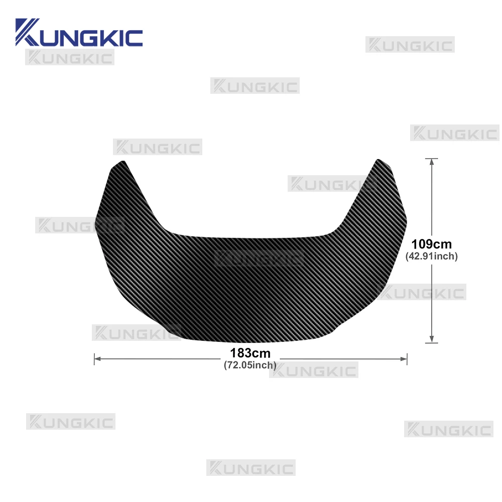 For Toyota BZ4X 2023 2024 2025 Carbon Fiber Pattern TPU Car Paint Protection Film Engine Hood Bonnet Trim Sticker Anti-scratch