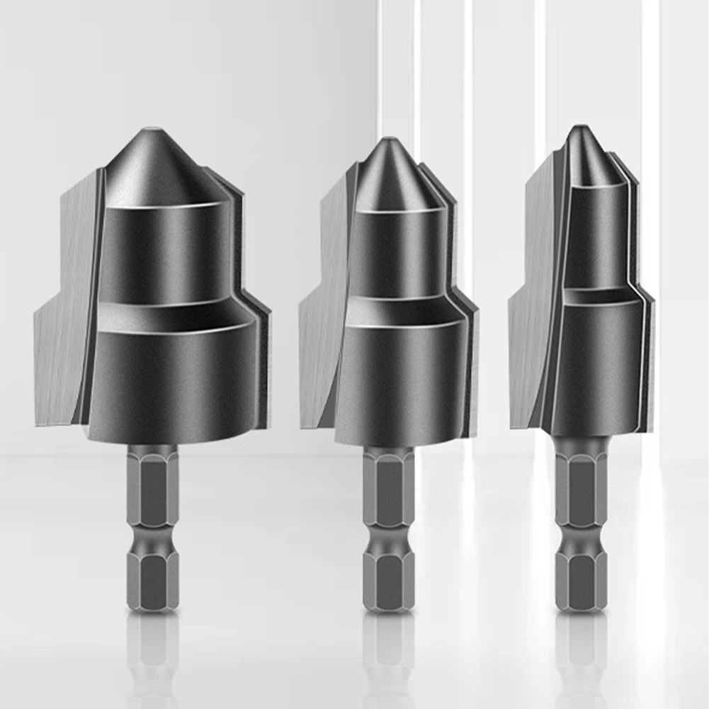6.35 มม.PPR Lifting Stepped เจาะ Bit Hexagon Shank น้ําท่อเชื่อมต่อเครื่องมือเปิดเต็มรูปแบบกระบวนการขยายซ่อมเจาะบิต