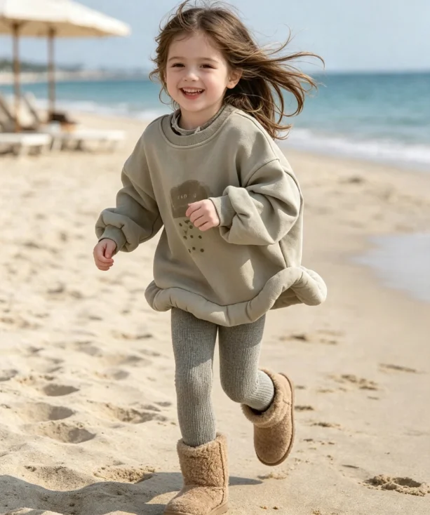 Girls Hoodie 2026 Spring and Autumn New Children's Clothing Korean Style Girl Baby Design Feeling Thick Lace Cartoon Hoodie