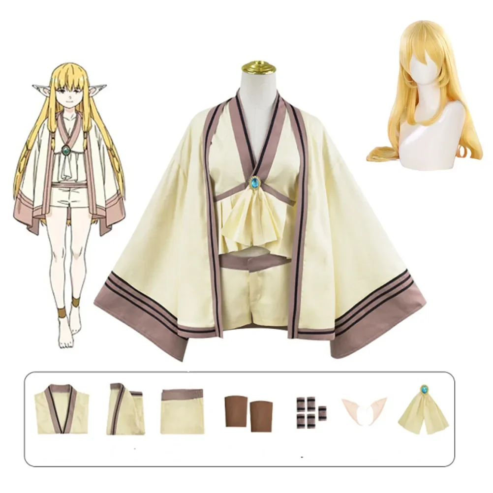 

Sousou No Serie Great Magician Cosplay Anime Frieren Beyond Journey's End Goddess Costume Wig Jingling Erduo Hair Accessories