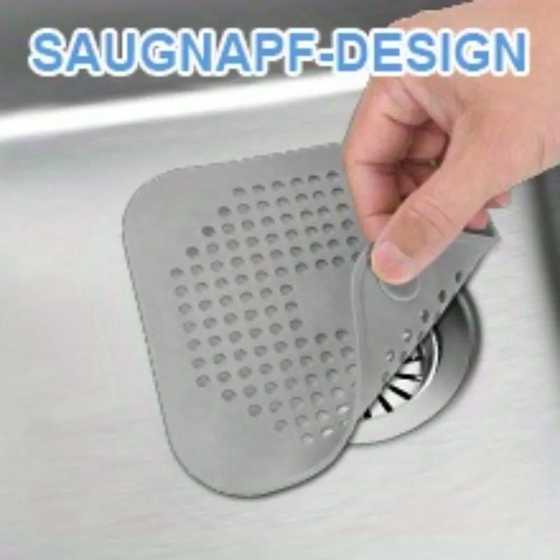 

3-Pack Hair Catcher for Shower Sink Drain, Superior Hair & Debris Filter with Perforated Design, Fits Bath Tub & Kitchen
