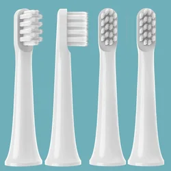 4 Pcs/pack Replacement Brush Heads For XIAOMI MIJIA T100 Sonic Electric Toothbrush Head DuPont Soft Bristle Nozzles