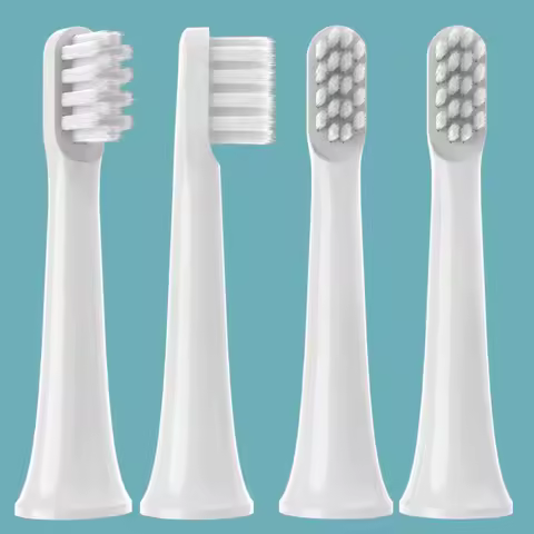 4 Pcs/pack Replacement Brush Heads For XIAOMI MIJIA T100 Sonic Electric Toothbrush Head DuPont Soft Bristle Nozzles