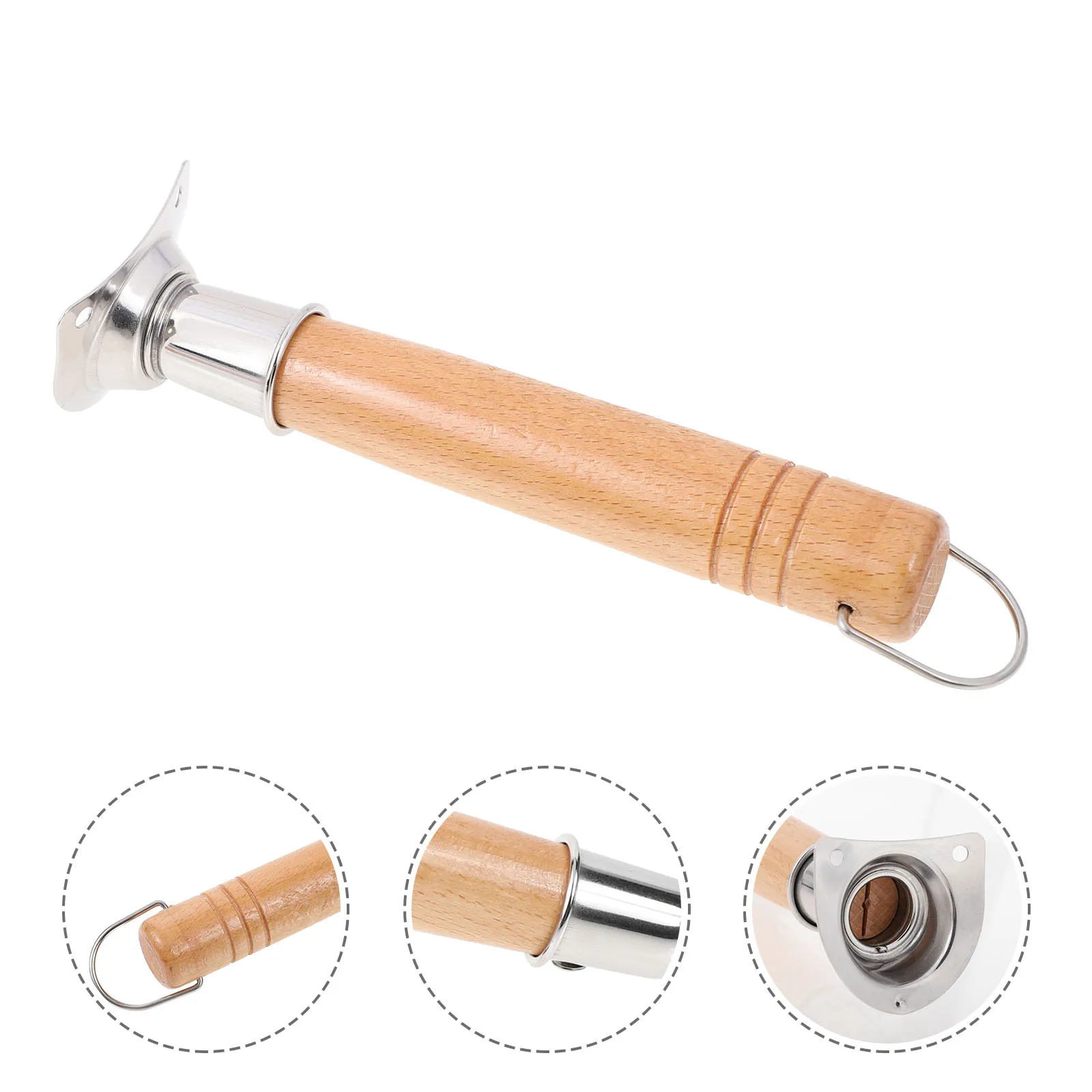 

2pcs Soup Handles Replacement Anti Scalding Wooden Removable Handle For Milk Noodle Pot Grip Kitchen Supply Practical