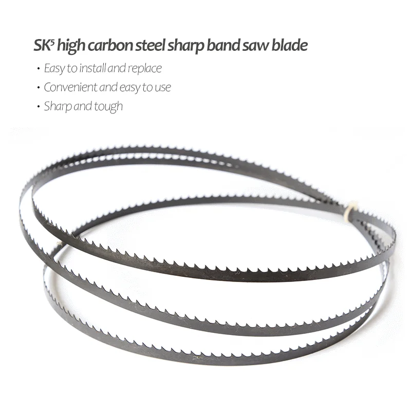 

3pcs For Cutting Curve Saw Blade Bandsaw Blade 1400/1425/1575/1750/2240x6.4mm(1/4‘’)x0.4mm 8'' Woodworking Band Saw Tools