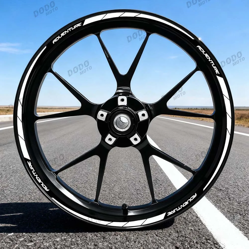 For KTM 1290 Super ADVENTURE 390 690 790 890 1050 1090 1190 Reflective Motorcycle Wheel Sticker Motocross Rim Stripe Tape Decals