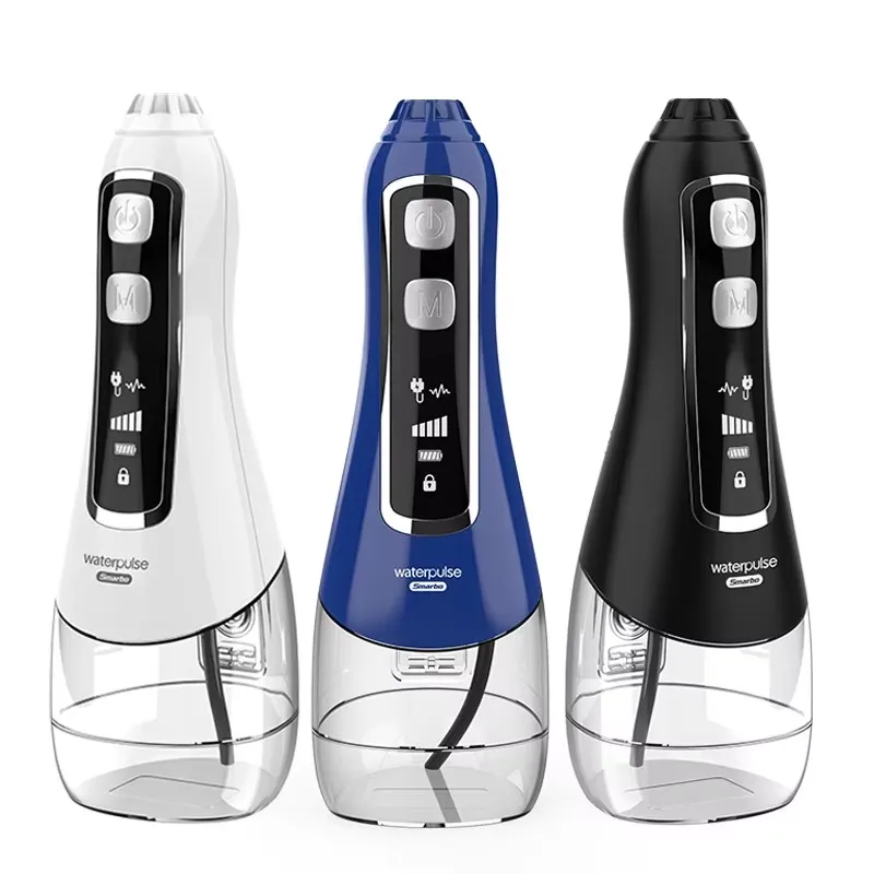 Professional Rechargeable Smart Cordless Dental Oral Irrigator Teeth Cleaner Water Flosser Jet IPX7 Tooth Flusher Mouth Cleaning