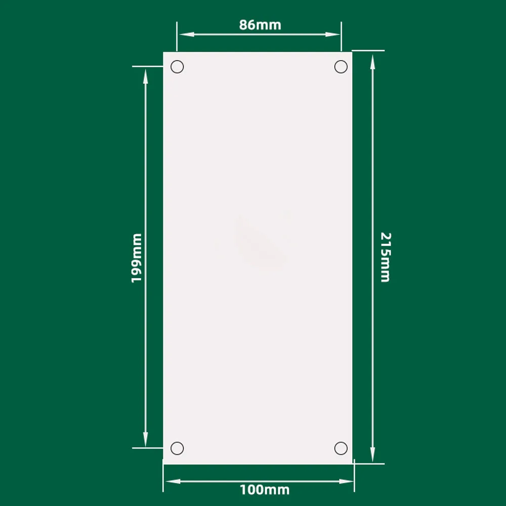 10 Sheets Printing Steel Plate for Pad Printer Standard Symmetrical Hole Location