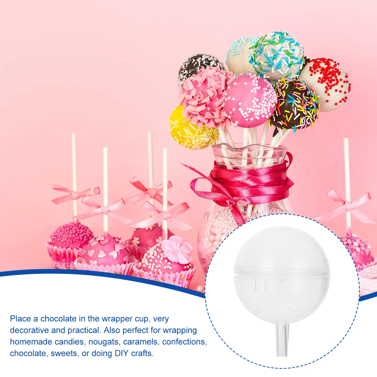 

25Pcs Chocolate Truffle Wrapper Cups Decorative Candy Wrapping Holders Portable for Candy Packaging Truffle Chocolate Cup