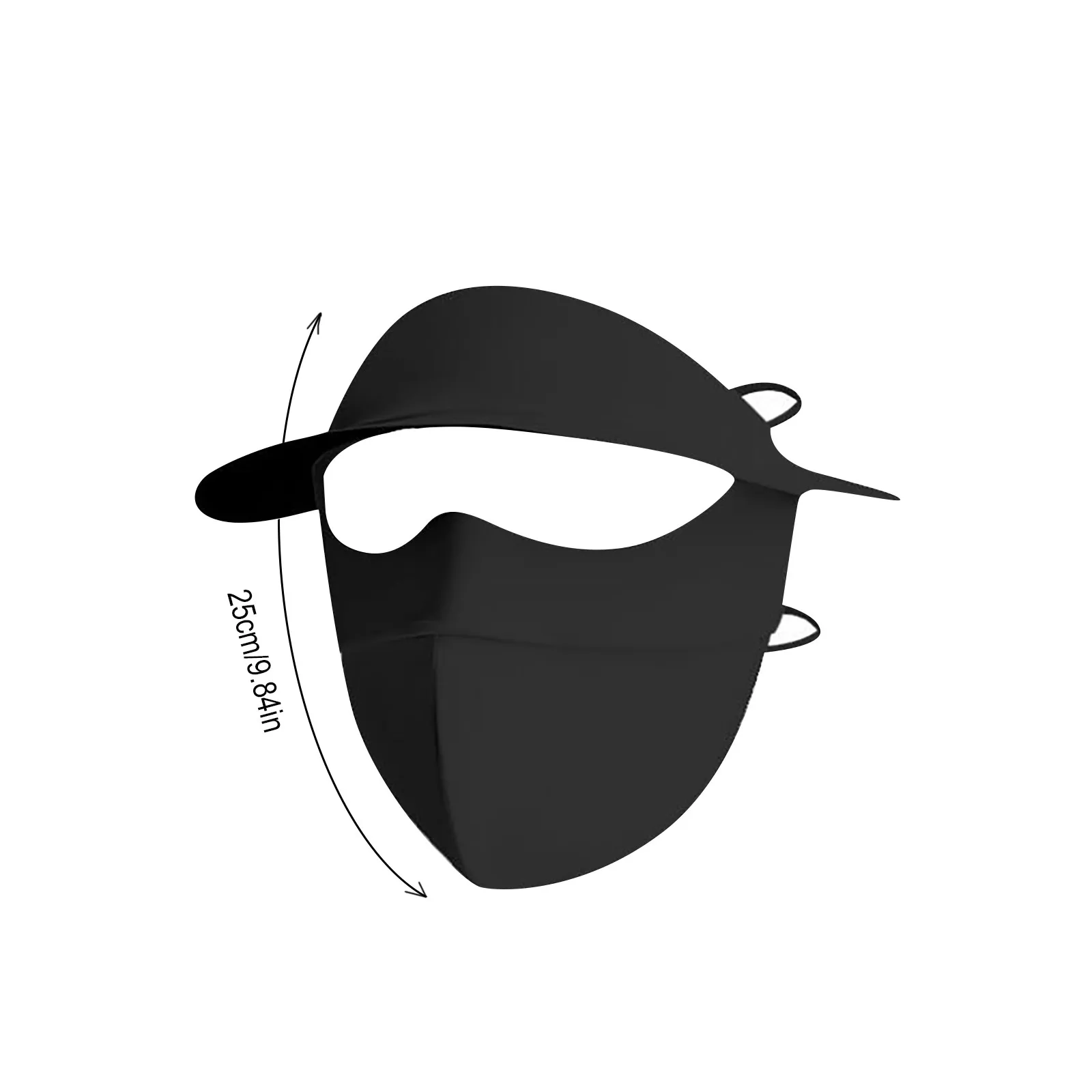Women\'s Protective face towel Ladies Sunscreen Neck Protector Full Face Ice Silk Breathable Cotton Mask Beach Cycling Sun Masks