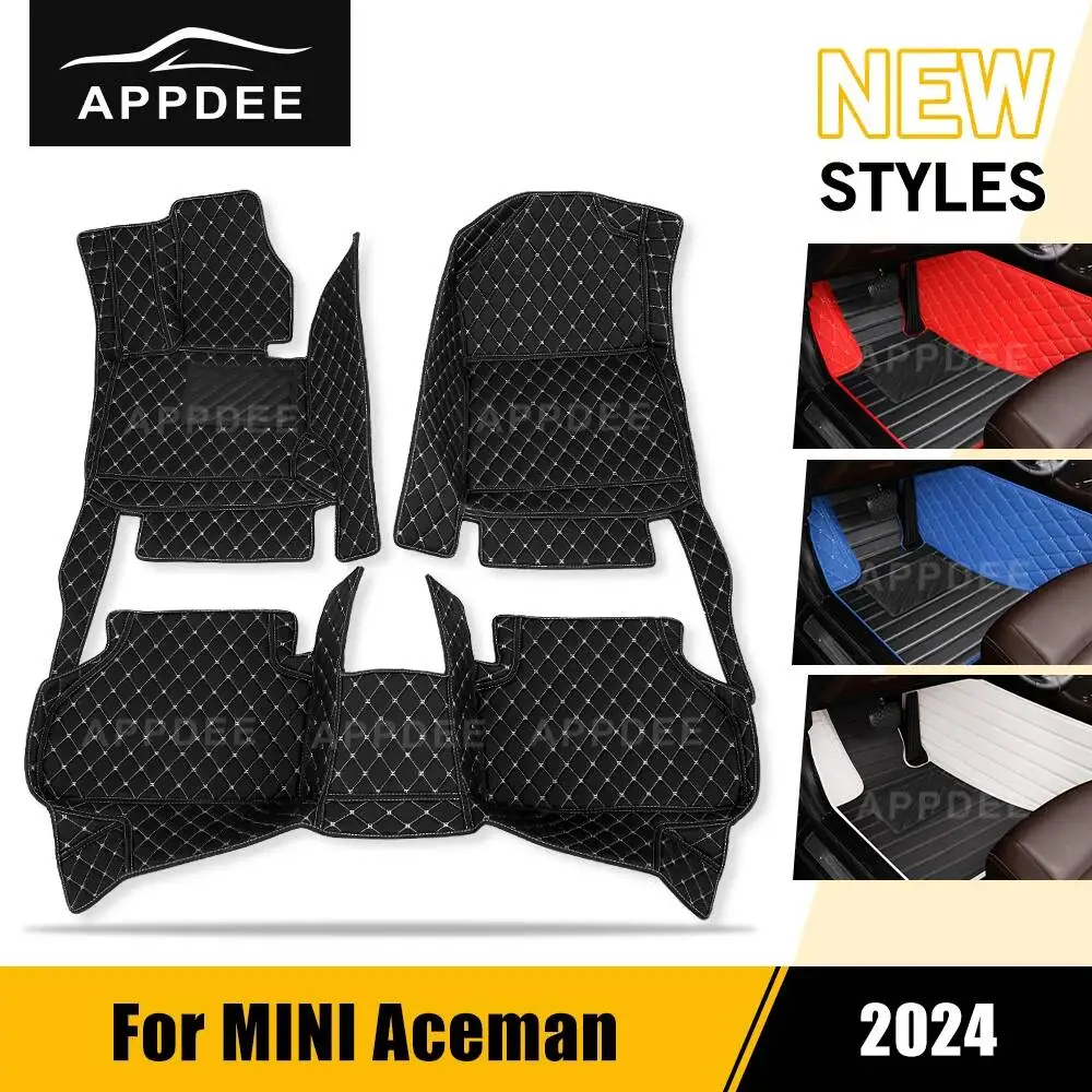 

APPDEE For MINI Aceman (5-Seat) 2024 Custom Car Floor Mats Auto Carpet Cover Interior Details Accessories Protective Pad Parts