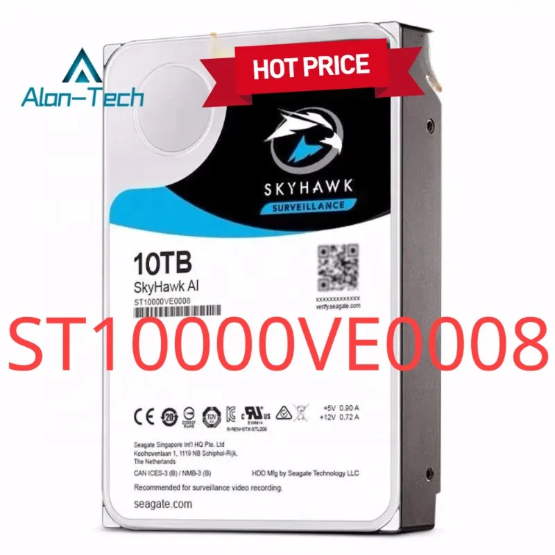 For Sea-gate ST10000VE0008  SkyHawk  10TB 3.5