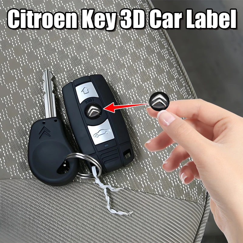 asb 14 مللي متر ملصق سيارة مفتاح بعيد شعار شارة راديو زر ملصق لسيتروين C1 C4 C3 C5 C8 DS3 DS5 DS4 بيرلينجو بيكاسو كسارا #1