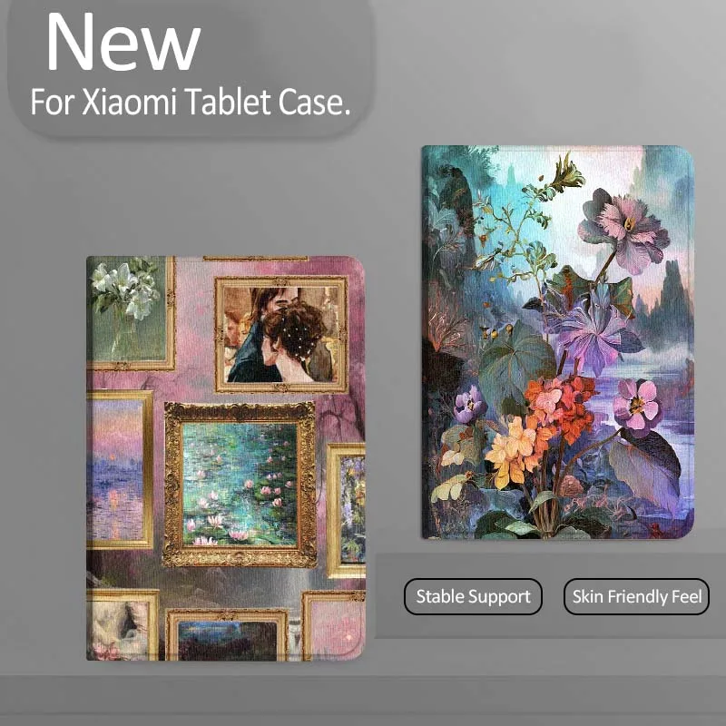 

Vibrant Floral Botanical Art Tablet Case For Xiaomi Redmi Mini Pad SE K 2 4 5 6 7 8 2023 2025 11 8.8 11.2 10.1 Pro Gift