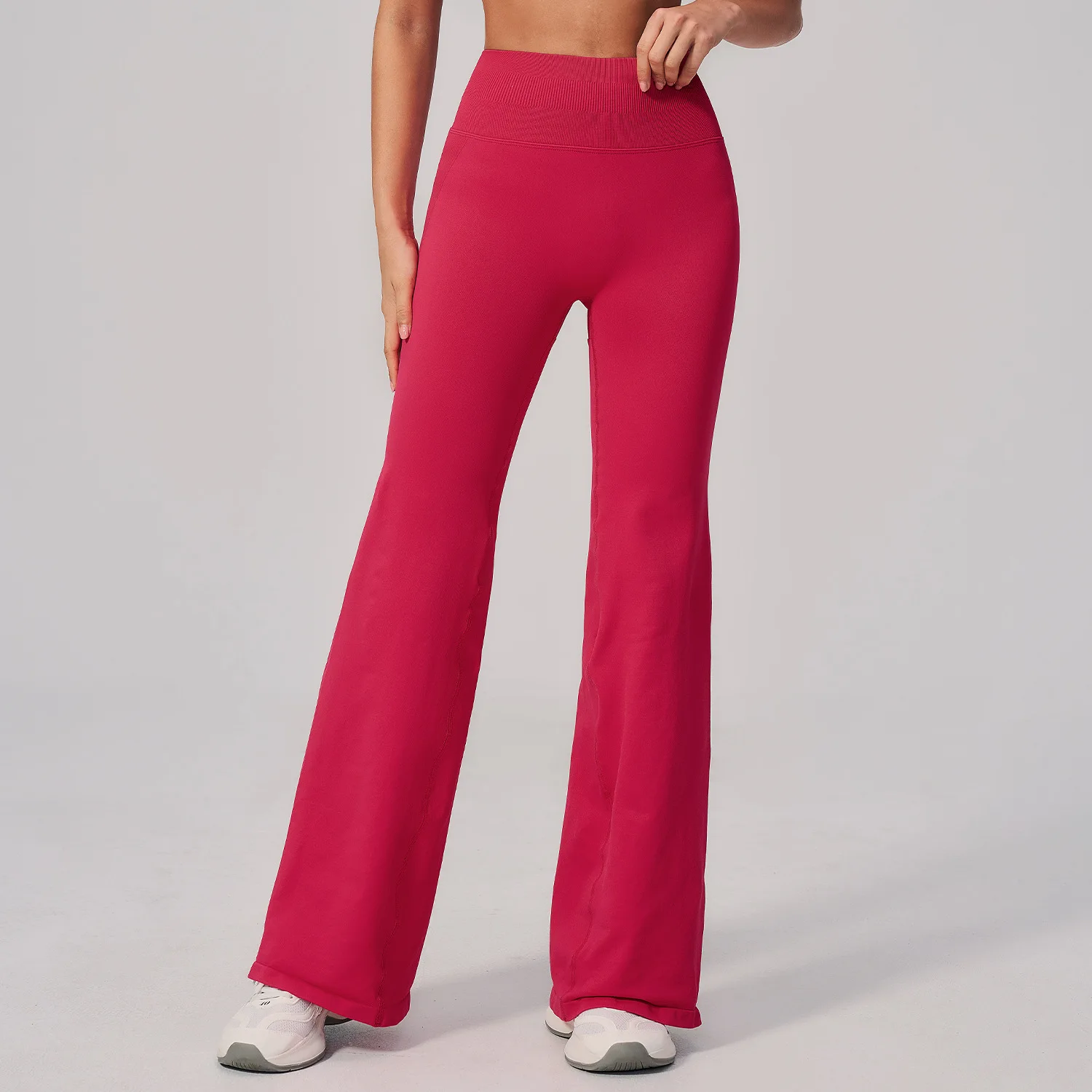 Seamless Flare Leggings Yoga Pants Women High Waist Wide Leg Pants Women Gym Workout Fitness Sports Flared Pant Dance Trousers