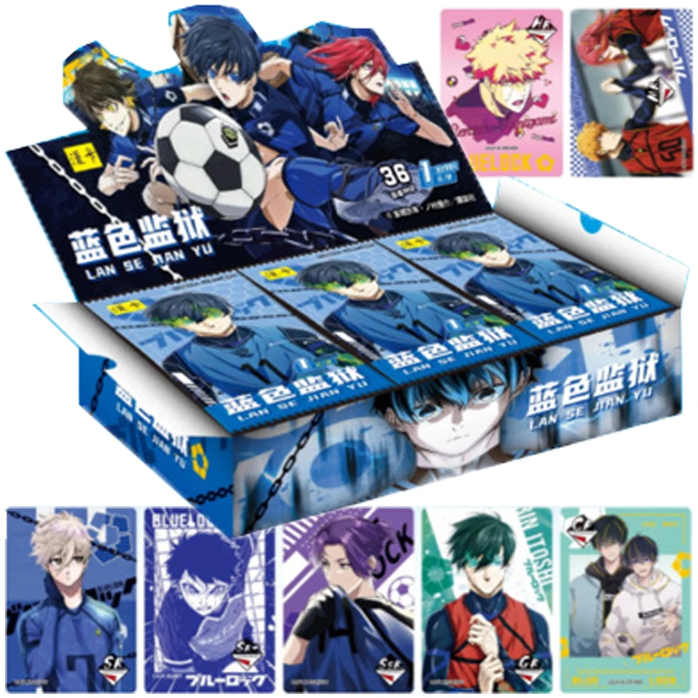 Genuine BLUE LOCK Card For Children Isagi Yoichi Bachira Meguru Hot Blooded Youth Anime Limited Game Collection Card Kids Gifts