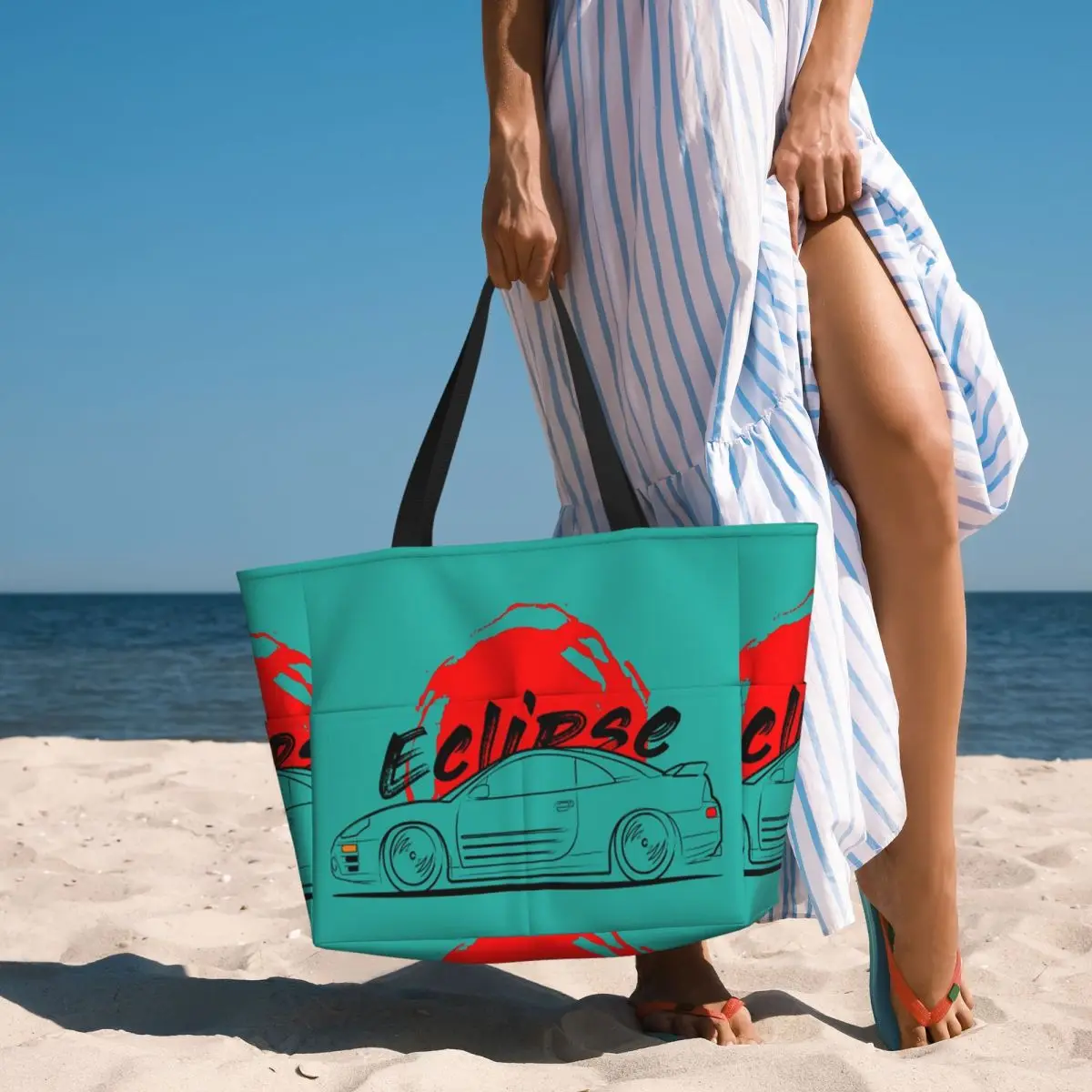 Eclipse 3 3G ECLIPSE Bolsa de playa, bolsa deportiva para gimnasio, yoga, bolsa grande, bolsa de viaje para mujer, bolsa de fitness