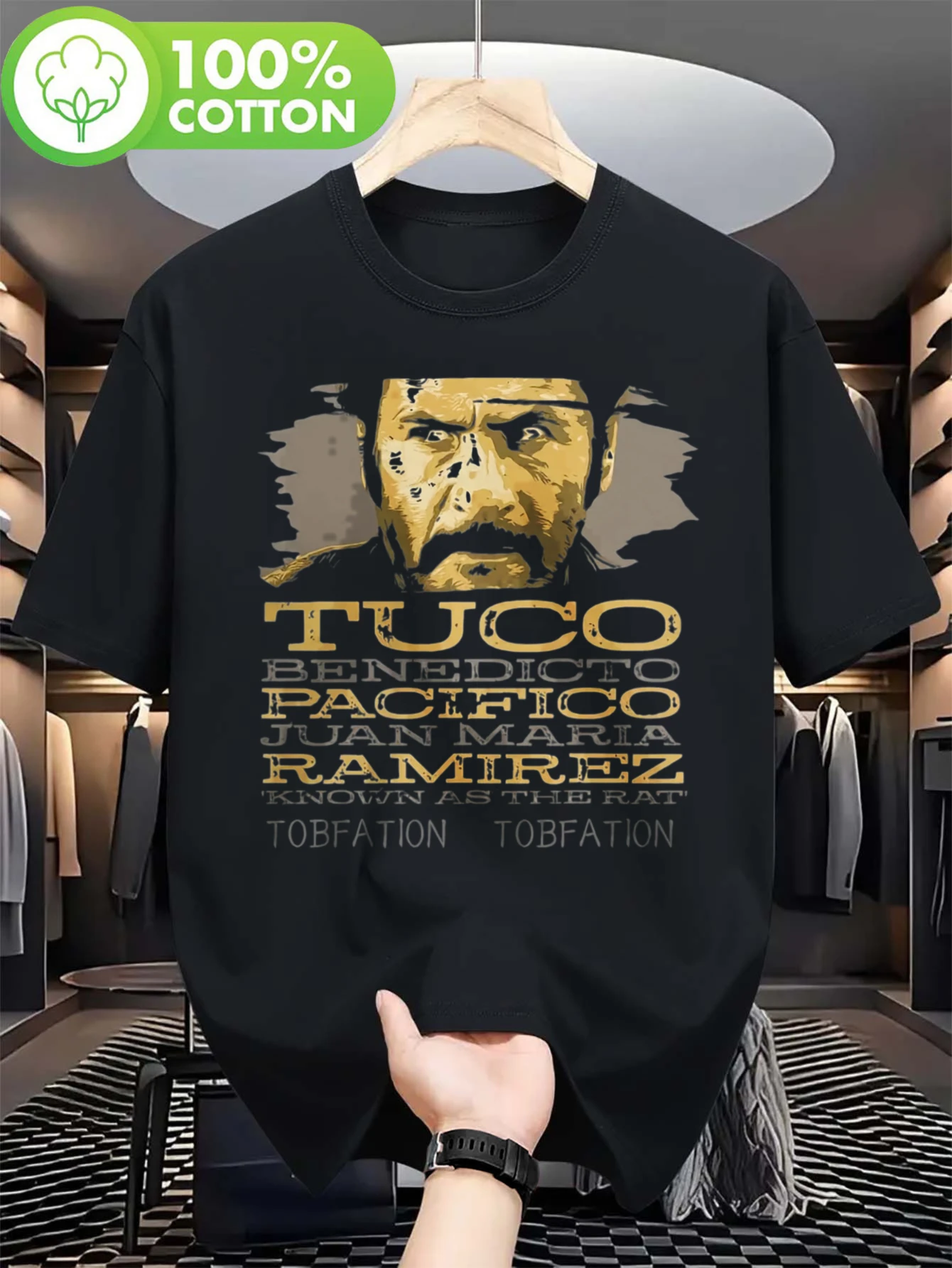Men's T-shirt featuring Toco Benedito Basilio Juan Maria Ramirez from Journey to the West: Life-and-Death Sniper