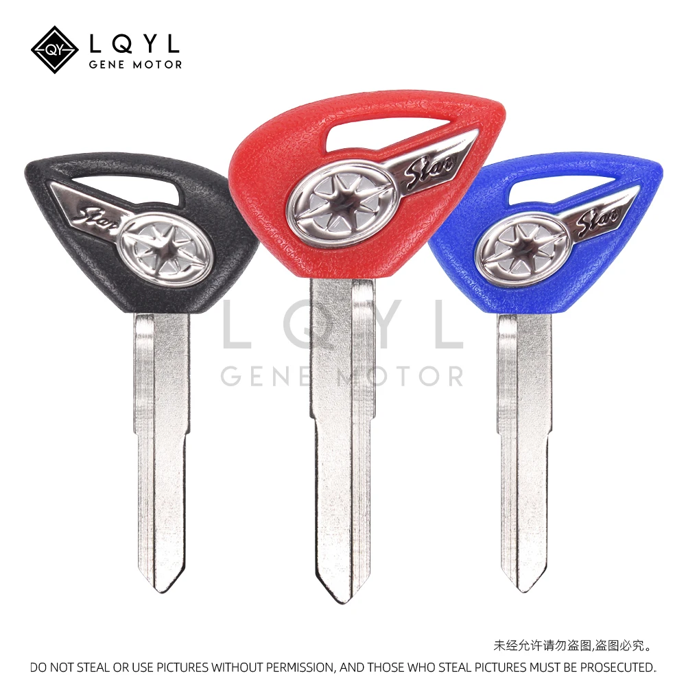 LQYL NEW Blank Key Replace Uncut Keys For YAMAHA Dragstar V-Star DS400 DS650 DS1100 XVS400 XVS650 XV1900 XVS1300 XVS950 XV1700
