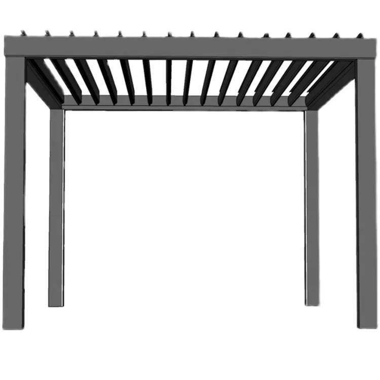 

Hot Sale Un Pergolas De Exterior Louver Roof System Patio Cover Roof Retractable Motorized Pergola Sliding Roof