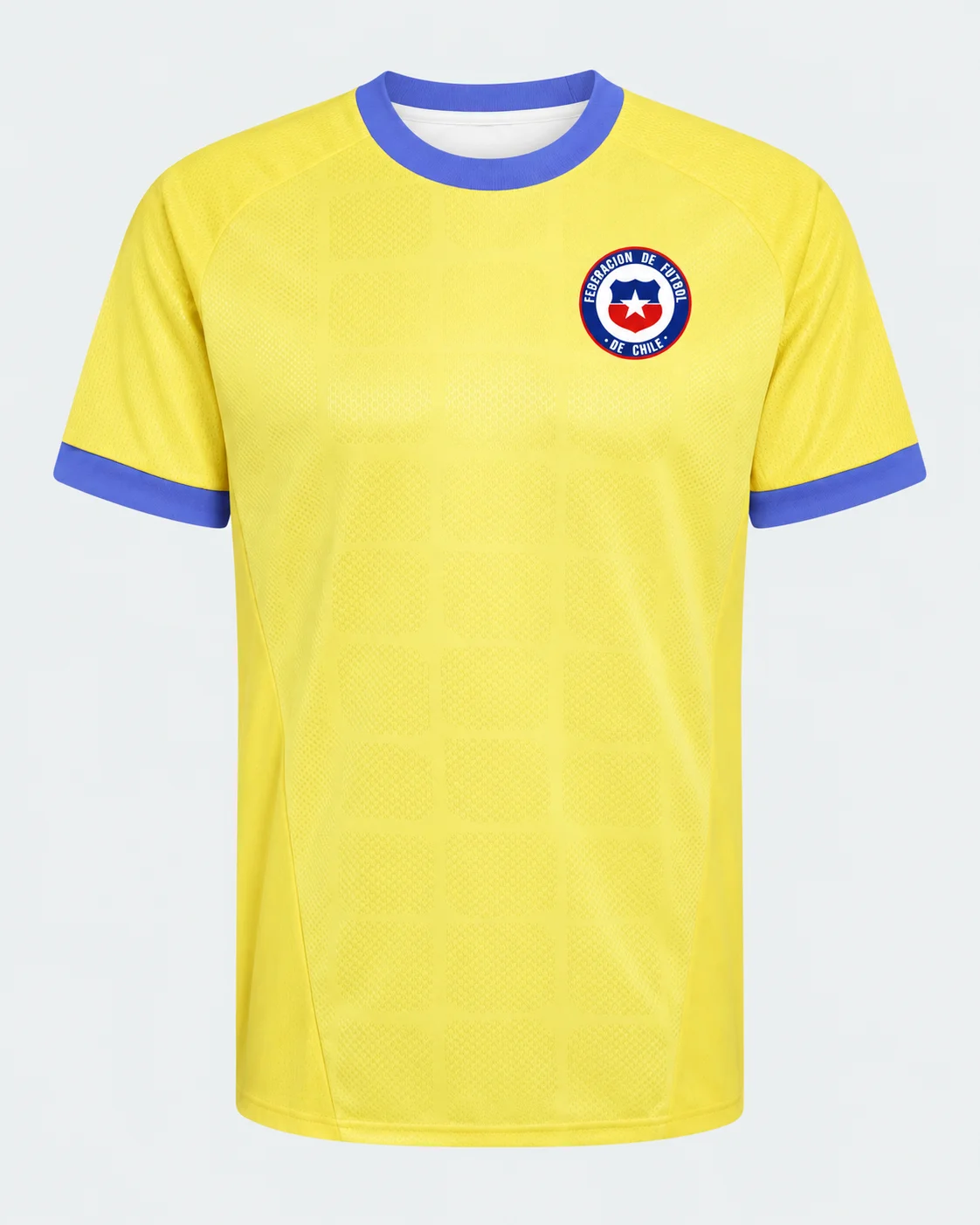 Chile 26-27 Heim-Fußballtrikot Rot Herren Rundhalsausschnitt Kurzarm Fan Match Training – Detail 2