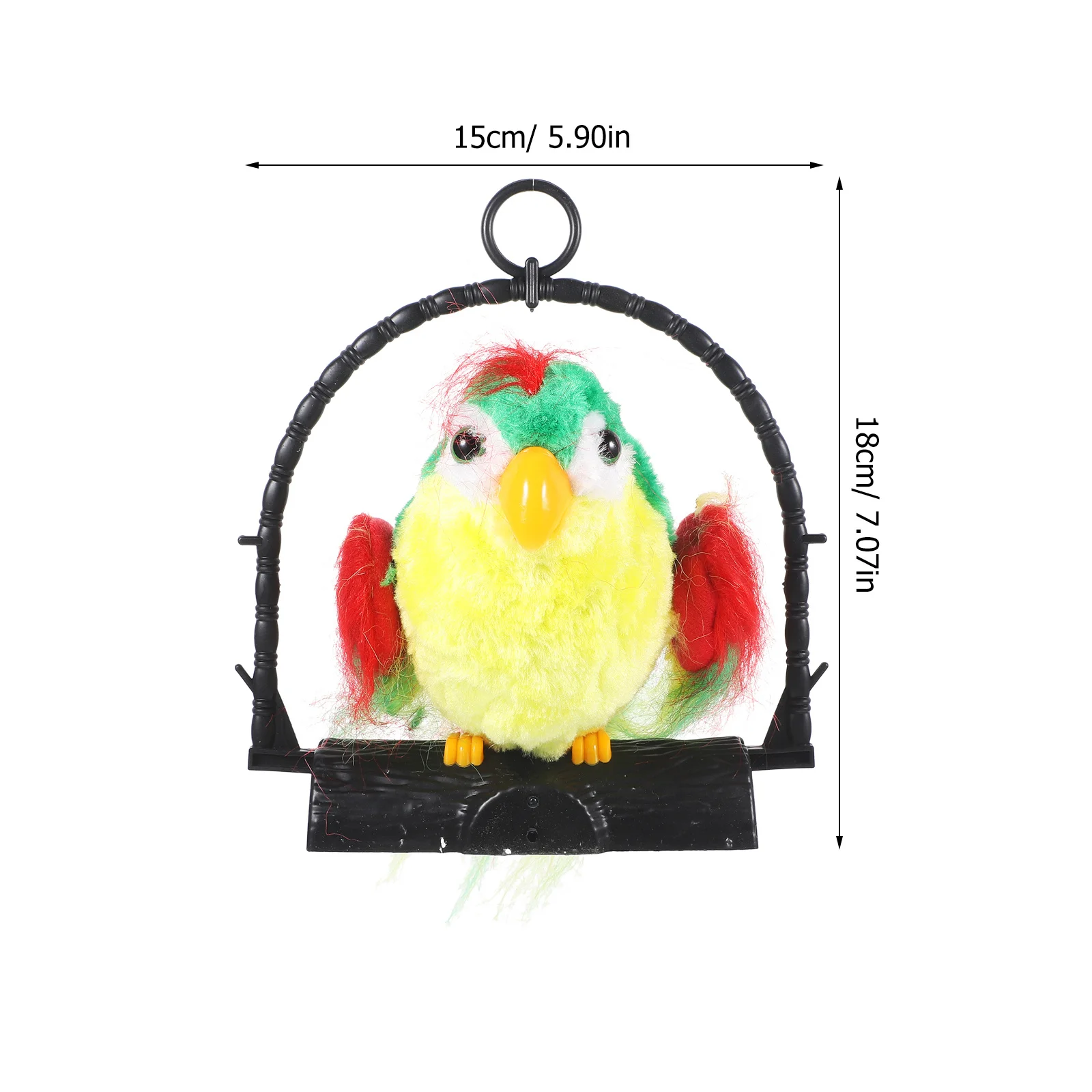 Papillon d'enregistrement électrique pour enfants, éducatif, oiseau parlant, répétition vocale, Design Adorable, cadeau d'anniversaire, jouet sans enregistrement