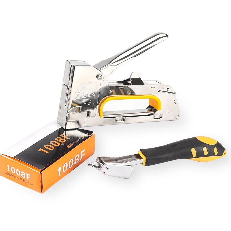 Manual yard nail gun oil painting bandage cloth horse staple gun nail gun shooting nail gun u-nail 1008F Martin