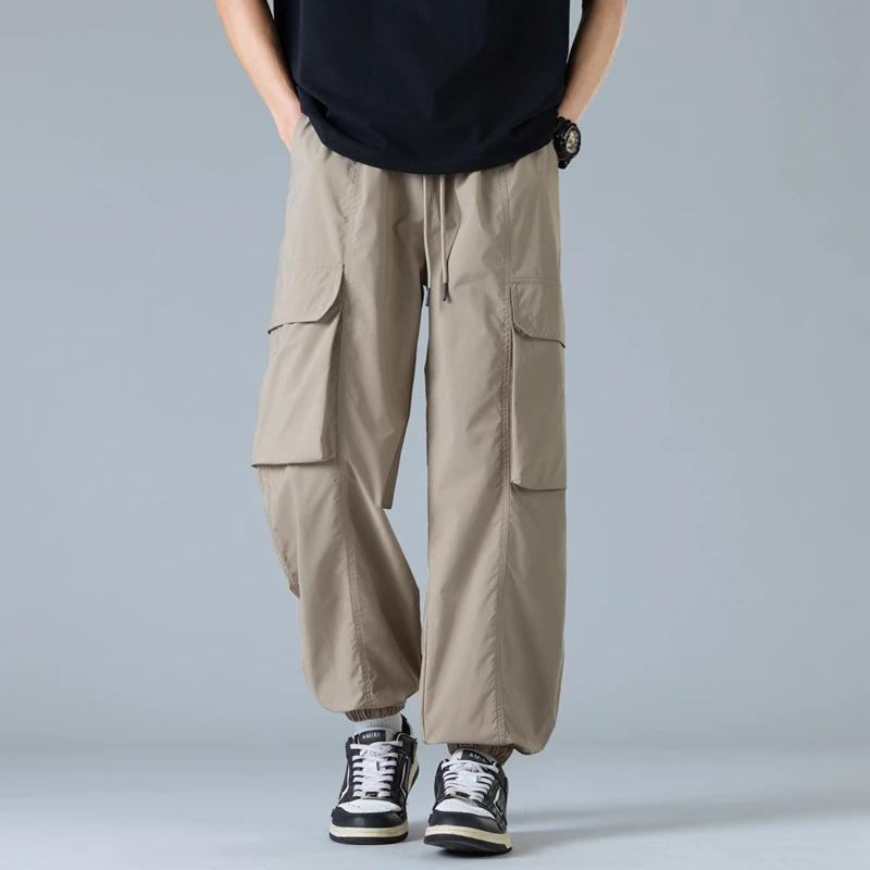 2026 Summer Men's New Style Silk-Peak Pants - Casual Loose Fit Workwear Men's Pants