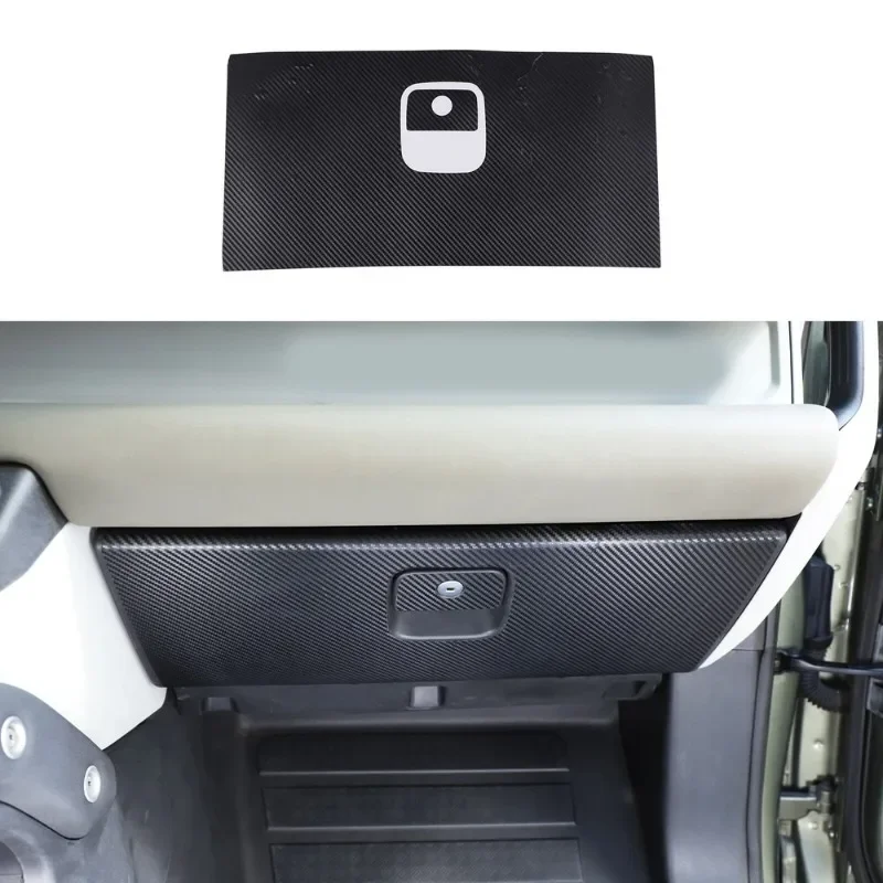 

For Land Rover Defender 90 110 130 2020-2024 PVC Carbon Fiber Car Glove Box Sticker Protection Vinyl Interior Car Accessories
