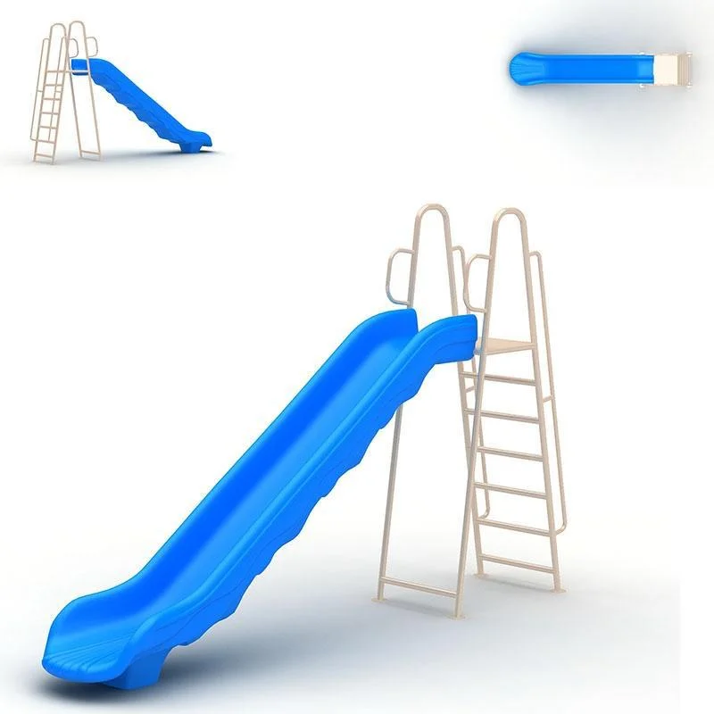 معدات ملعب خارجية، شرائح بسيطة لحمام السباحة للأطفال، مجموعة من مرافق التسلية في الفناء الخلفي للأطفال