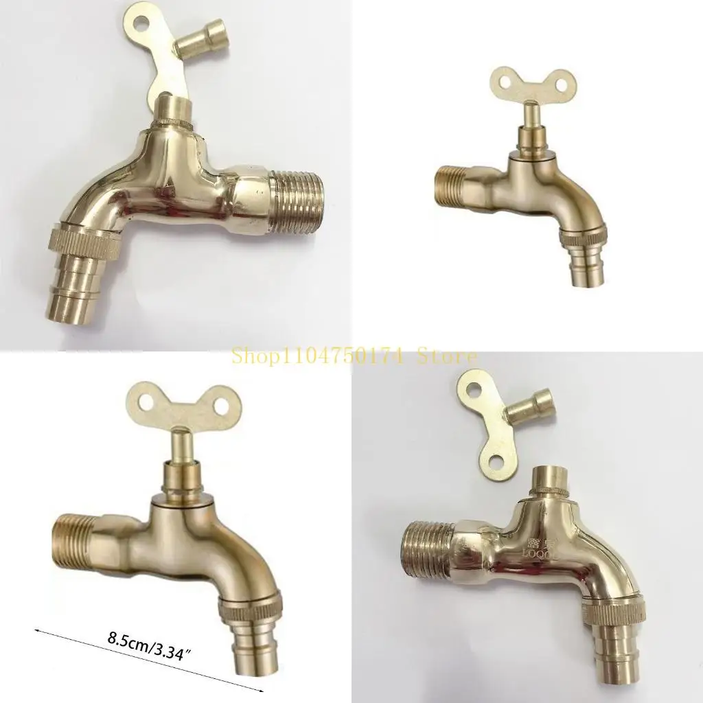 Outdoor Anti-theft Sink Faucet With Lock for Key Single Handle Lockable Househol top sale