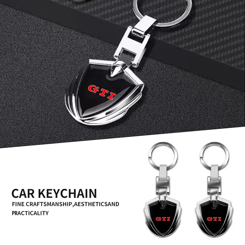 3D Metal Car Styling Keychain Key Chain Key Rings Pendant Emblem For VW GTI Polo Passat B5 B6 B7 T4 T5 Golf 4 5 6 Tiguan Jetta