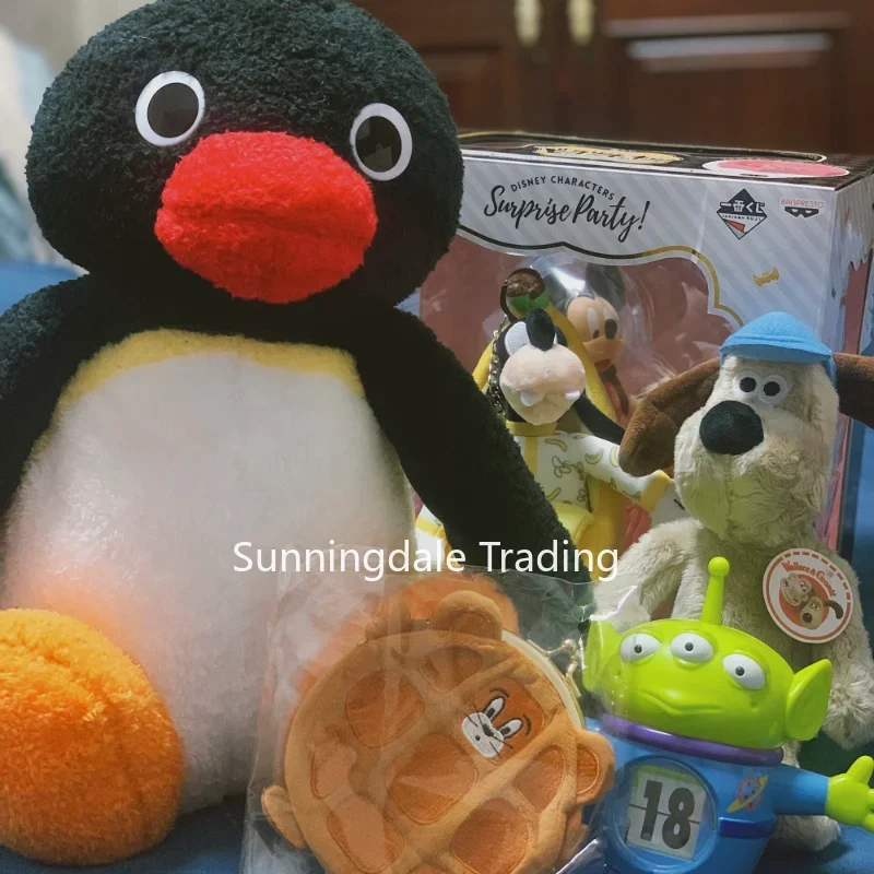 Pingu Plüschtier Anime Pingued Brother und Schwester Pinga Peluche Puppe 38cm Cosplay als Geschenk