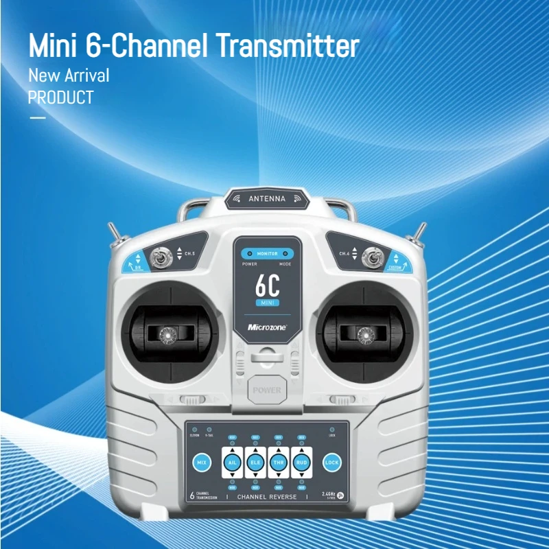 Transmetteur RC MC6C 2.4G 6 canaux avec mise à niveau du récepteur pour avion quadrirotor à voilure fixe, voitures compatibles avec MC-6A/6B