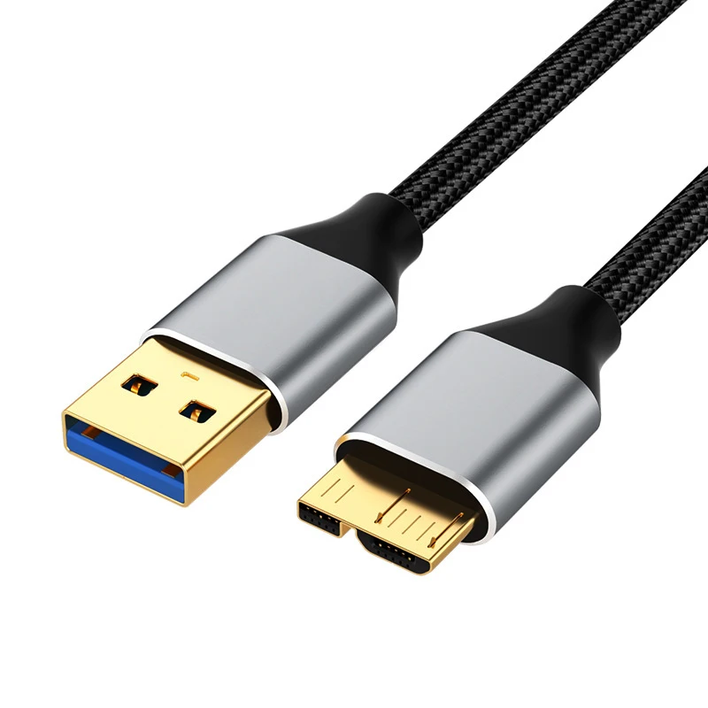 

1PCS USB3.0 Type A to Micro B External Hard Drive Disk Cable Fast Data Sync Cord Micro B USB3.0 HDD Cable for Samsung Toshiba