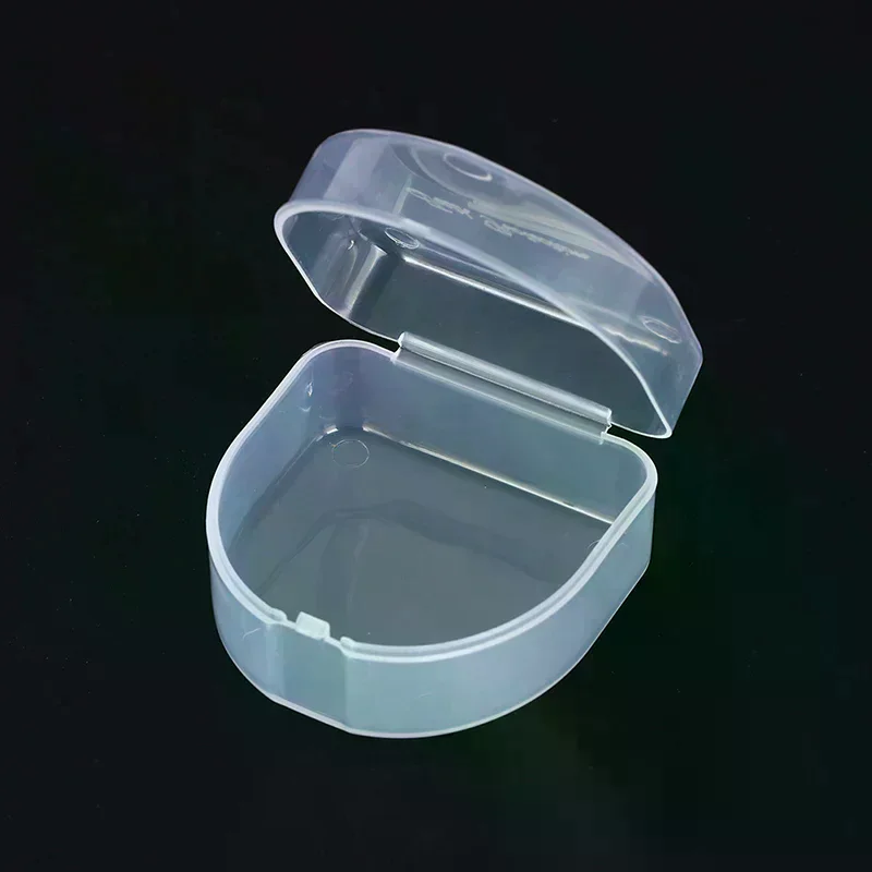 /ACR/1pc dental box denture teeth storage case mouth guard container 6.4x6.5x3.5cm