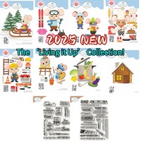 Living it Up’ Collection 2025 New Metal Cutting Dies For DIY Scrapbooking Crafts Maker Photo Album Template Handmade Decoration