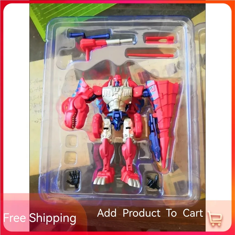 

Transformation Toys RT-02R RT02 Tyrant Rt-02r Red Tyrannosaurus Beast Wars Small Scale Deformable Robot Model Action Figure Gift