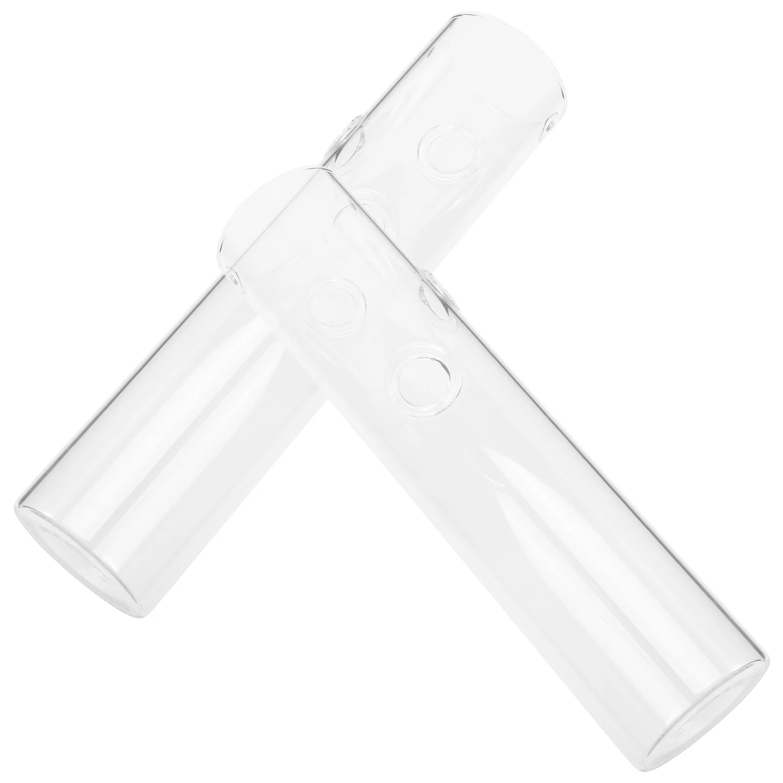 

2Pcs Hanging Glass Hydroponic Vase Transparent Plant Holder Decorative Flowerpot Small Clear Planter Modern Home Balcony Decor