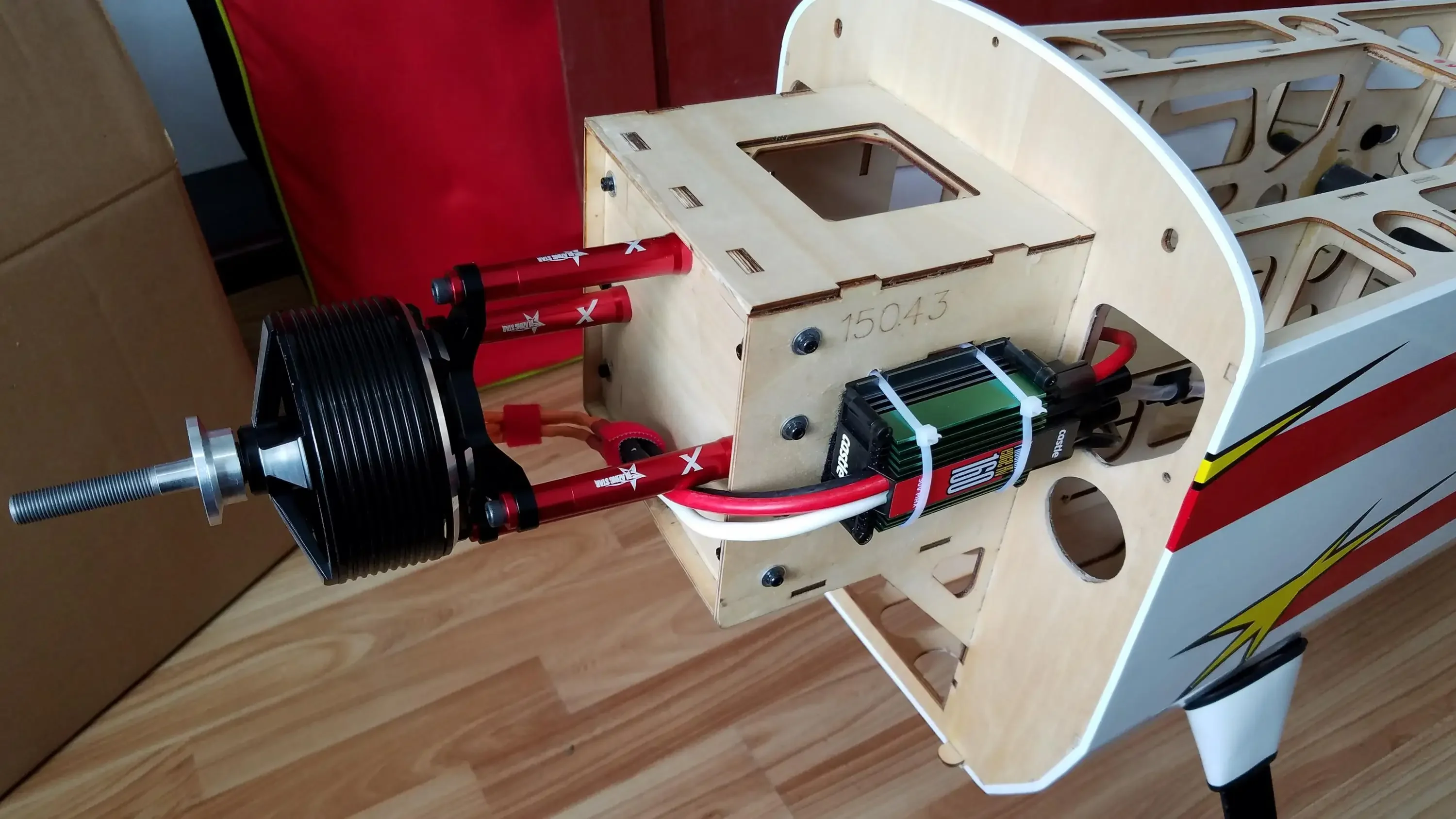 KUZA EF adjustable motor aluminum bracket for brulless motor