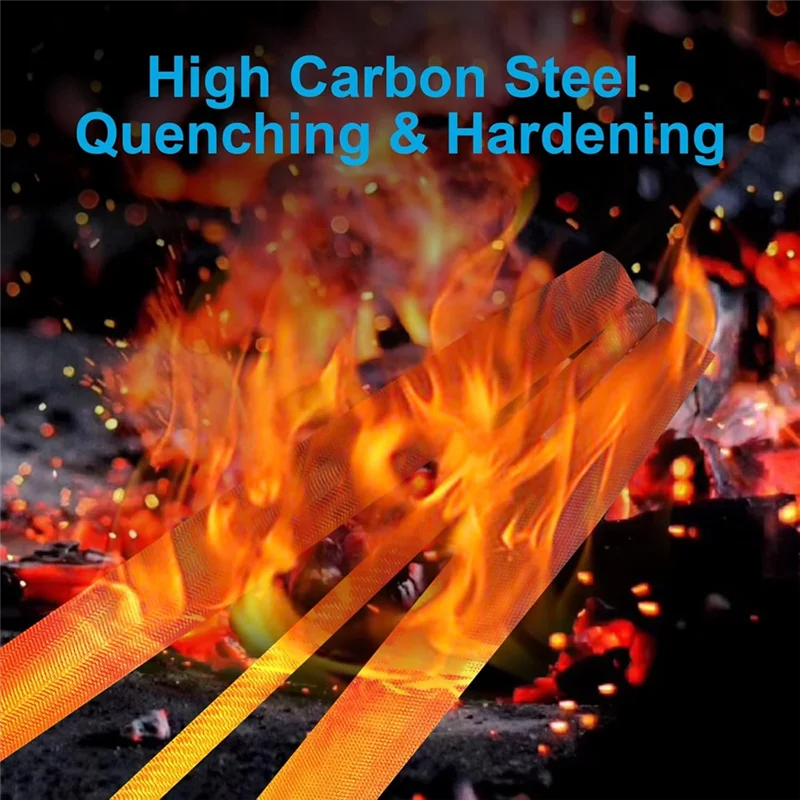 AS60-금속 평활화 및 성형 디버링 도구-금속 파일용 3피스 8인치 고탄소강, 목재용 평면 가장자리 포함